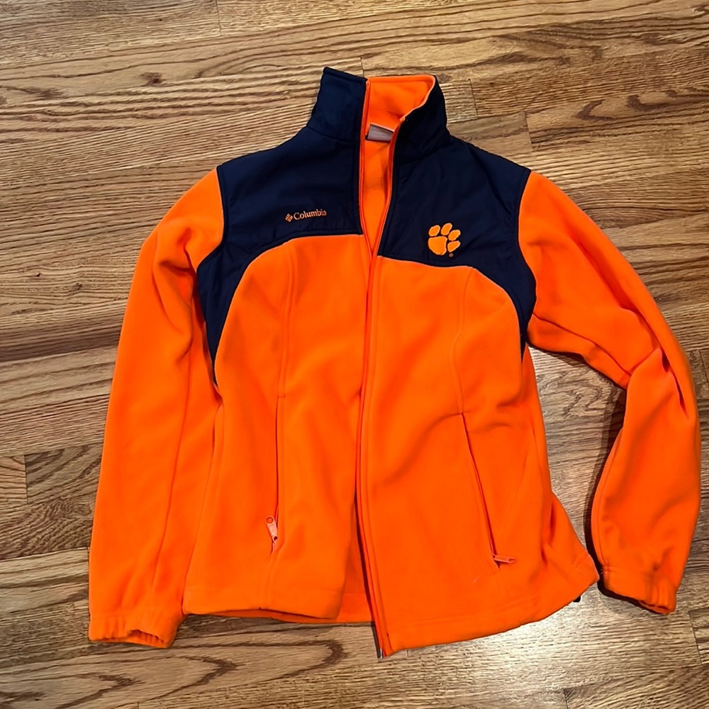 Clemson Columbia Zip Up Fleece Jacket